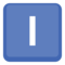 Symbol regionálního indikátoru Písmeno I