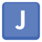 Symbol regionálního indikátoru Písmeno J