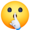 Visage Avec Un Doigt Sur La Bouche