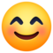 Visage Souriant Avec Yeux Rieurs