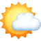 Soleil Derrière Un Petit Nuage