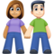 Femme Et Homme Se Tenant La Main: Peau Moyenne, Peau Claire