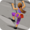 Femme Qui Grimpe: Peau Moyenne