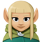 Elfe Femme: Peau Moyennement Claire