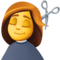 Femme Qui Se Fait Couper Les Cheveux
