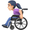 Femme En Fauteuil Roulant Manuel: Peau Claire
