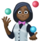 Jongleuse: Peau Foncée