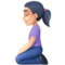 Femme À Genoux: Peau Claire