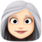 Femme: Peau Claire, Cheveux Blancs