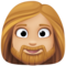 Femme: Peau Moyennement Claire, Barbe