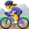 Femme En VTT