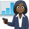 Employée De Bureau: Peau Foncée