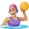 Joueuse De Water-Polo: Peau Moyennement Claire