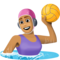 Joueuse De Water-Polo: Peau Moyenne