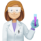 Scientifique Femme: Peau Moyennement Claire