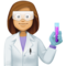 Scientifique Femme: Peau Moyenne