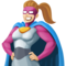 Super-Héroïne: Peau Moyennement Claire