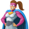 Super-Héroïne: Peau Moyenne