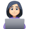 Informaticienne: Peau Claire