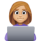 Informaticienne: Peau Moyennement Claire
