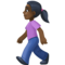 Femme Qui Marche: Peau Foncée