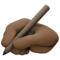 Main Qui Écrit: Peau Foncée