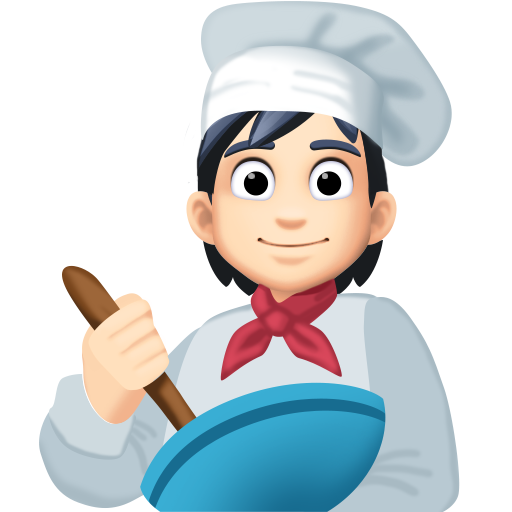 Chef De Cozinha: Tom de Pele Claro