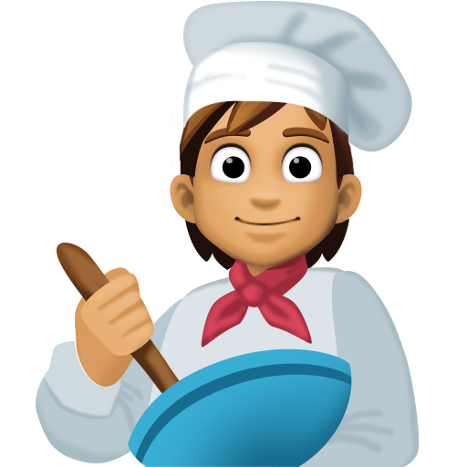 Chef De Cozinha: Tom de Pele Médio