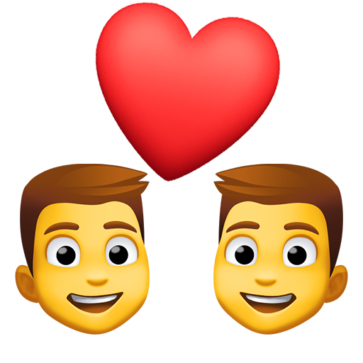 Casal Apaixonado: Homem, Homem