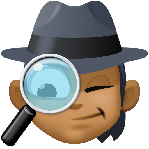 Detetive: Tom de Pele Médio-Escuro
