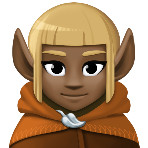 Elfo: Tom de Pele Escuro