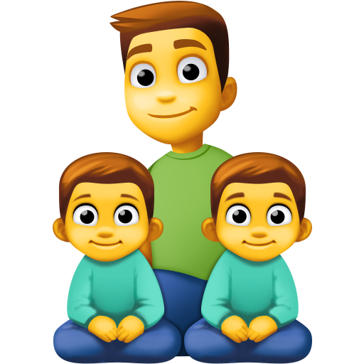Família: Homem, Menino, Menino