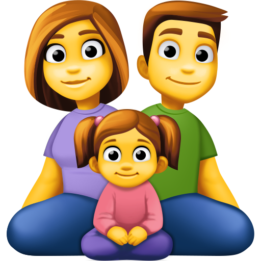Família: Homem, Mulher, Menina