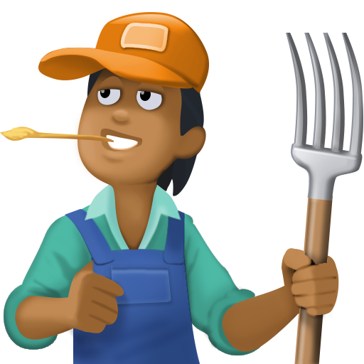 Agricultor: Tom de Pele Médio-Escuro