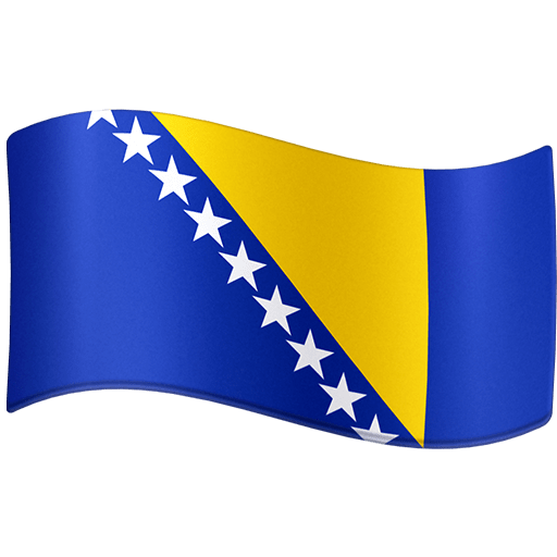Bandeira: Bósnia e Herzegovina