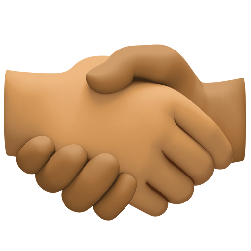 Handshake: Medium Skin Tone, Medium-Dark Skin Tone