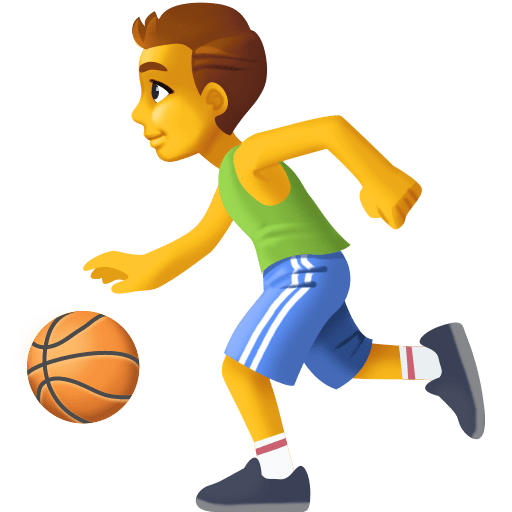 Homem Jogando Basquete