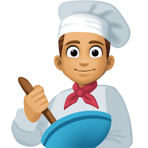 Cozinheiro: Tom de Pele Médio