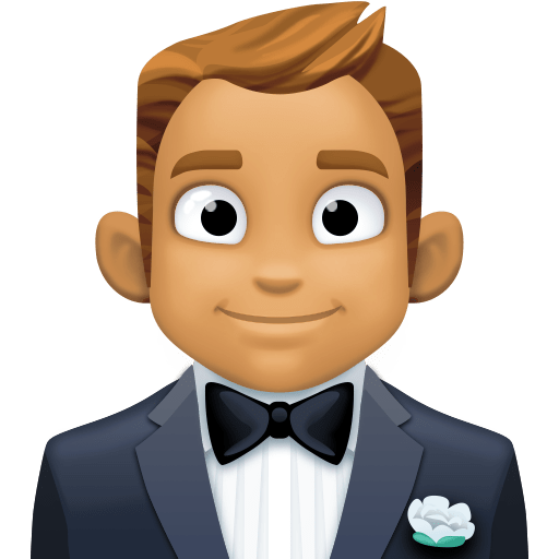 Homem De Smoking: Tom de Pele Médio