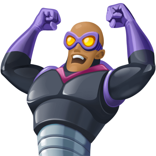 Homem Supervilão: Tom de Pele Médio-Escuro