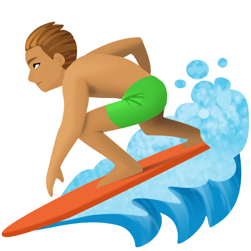 Homem Surfista: Tom de Pele Médio
