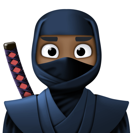 Ninja: Tom de Pele Escuro