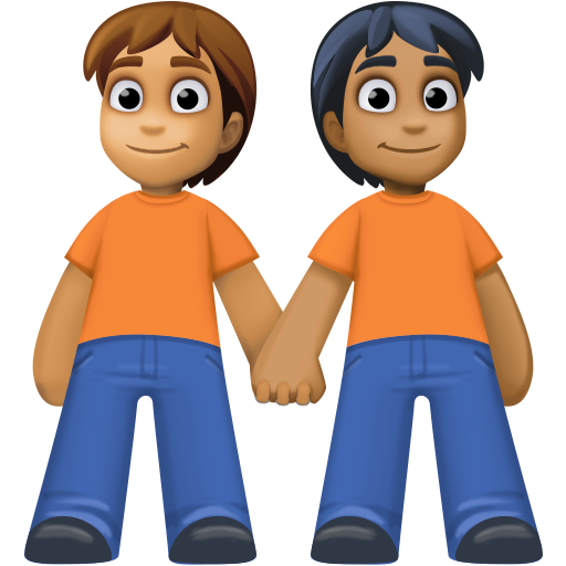 People Holding Hands: Medium Skin Tone, Medium-Dark Skin Tone