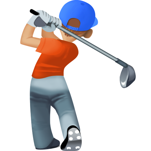 Golfista: Tom de Pele Médio-Claro