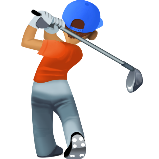 Golfista: Tom de Pele Médio