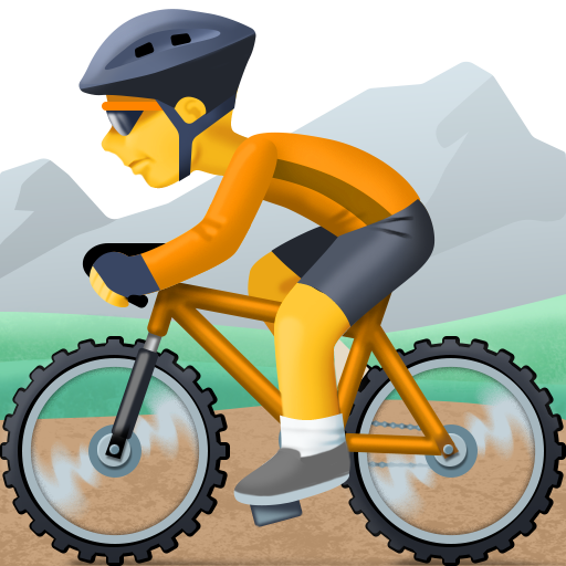 Pessoa Fazendo Mountain Bike