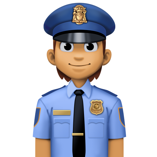 Policial: Tom de Pele Médio