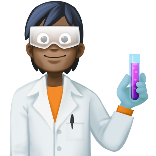 Cientista: Tom de Pele Escuro
