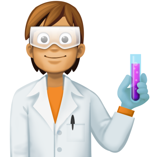 Cientista: Tom de Pele Médio