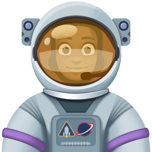 Astronauta Mulher: Tom de Pele Escuro